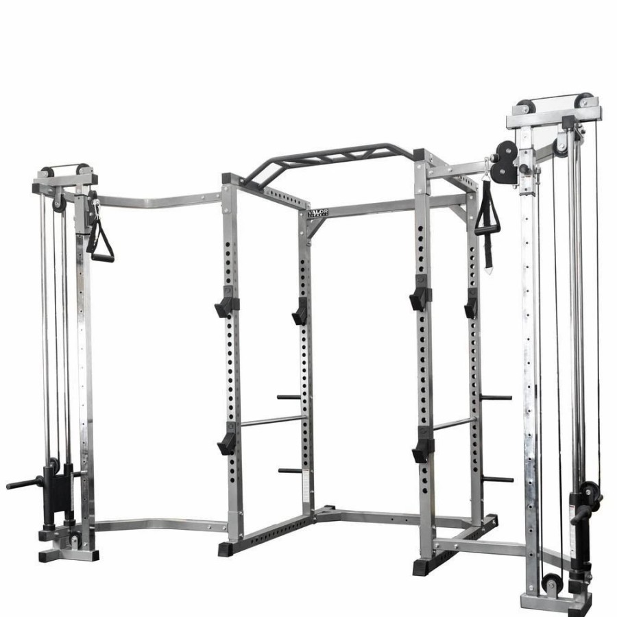 Racks / Rigs * | Valor Fitness Bd-41Bcc, Power Rack W/ Cable Crossover Attachment