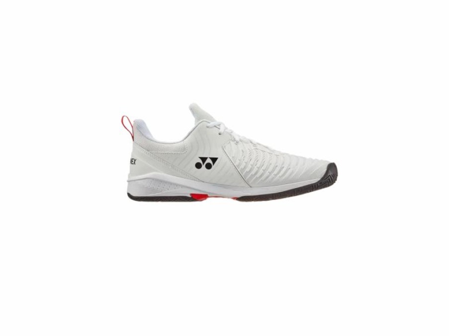 Shoes * | Yonex Sonicage 3 Men'S Shoe- White/Red