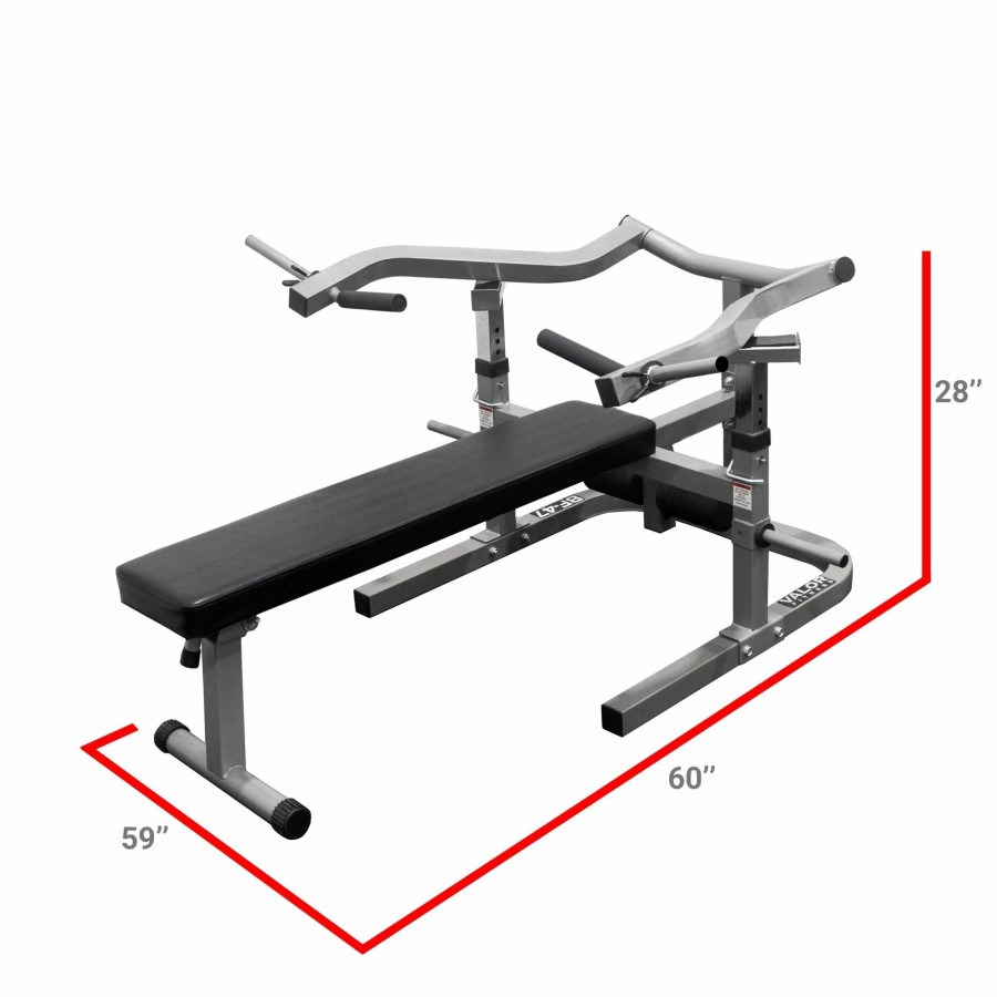 Strength * | Valor Fitness Bf-47, Adjustable Bench Press W/ Converging Arms