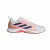 Shoes * | Adidas Adidas Avacourt White/Indigo/Orange Women'S Shoe