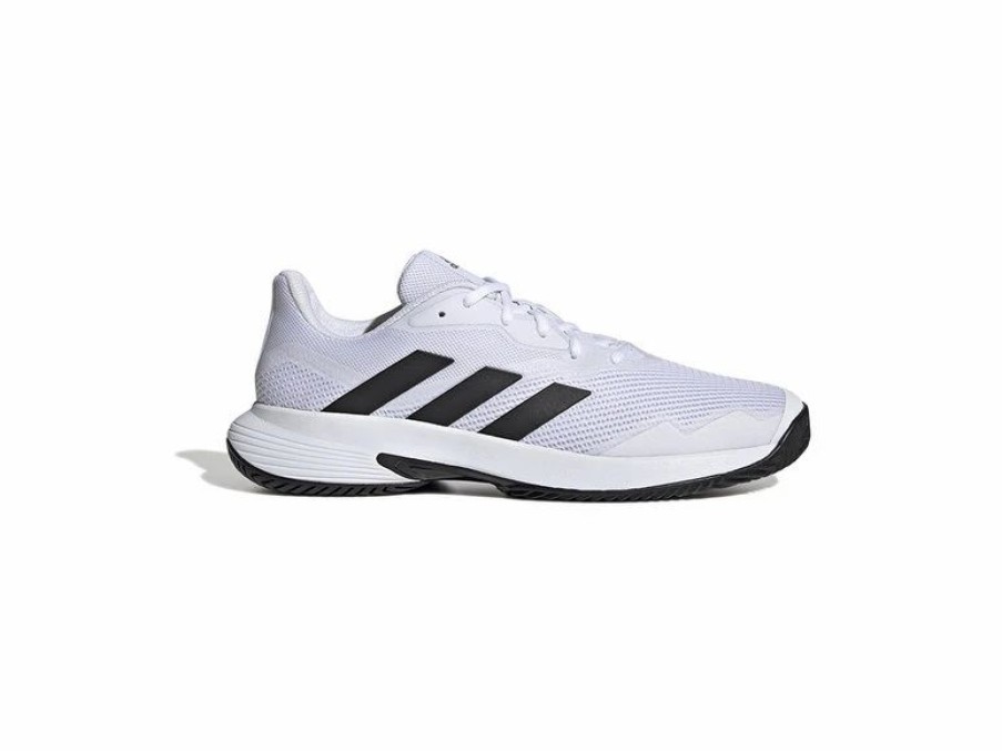 Shoes * | Adidas Courtjam Control White/Black Men'S Shoe