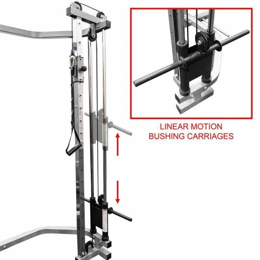 Racks / Rigs * | Valor Fitness Bd-11Bcc, Power Rack With Cable Crossover Attachment