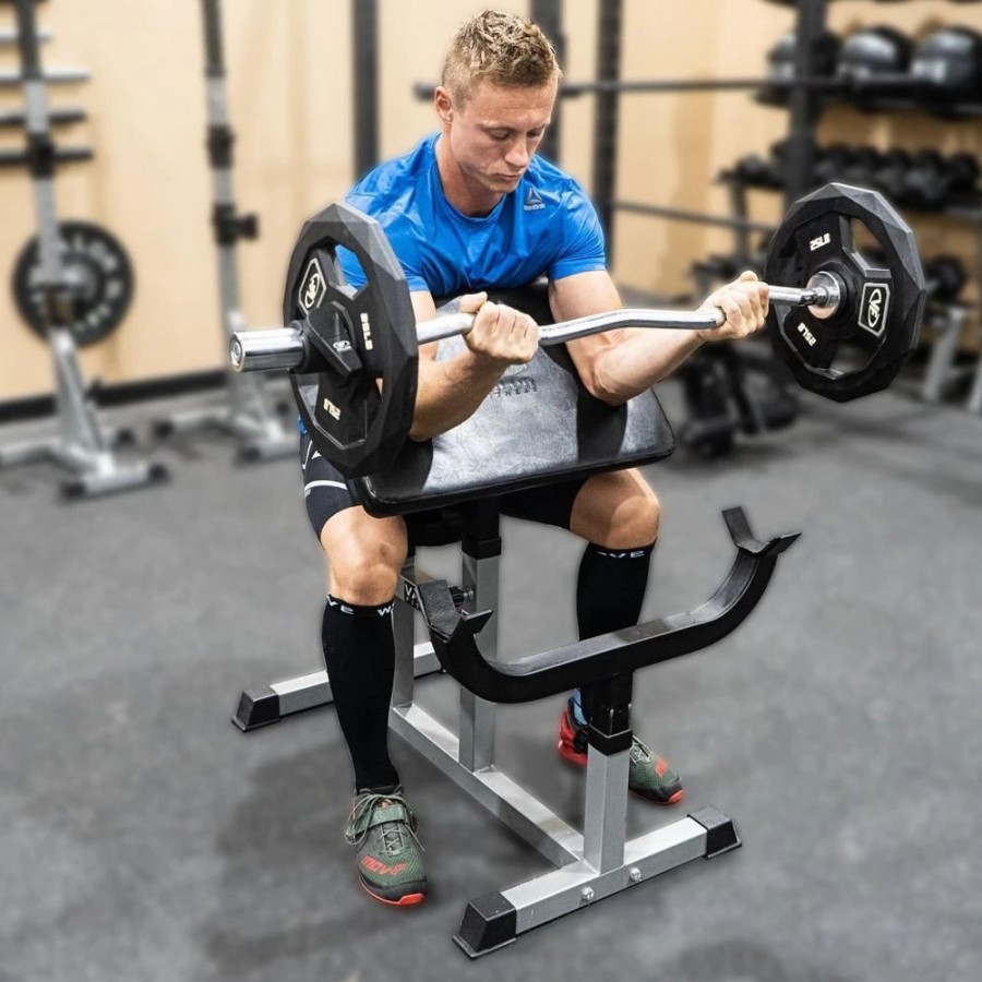 Strength * | Valor Fitness Cb-6, Adjustable Arm Curl Bench