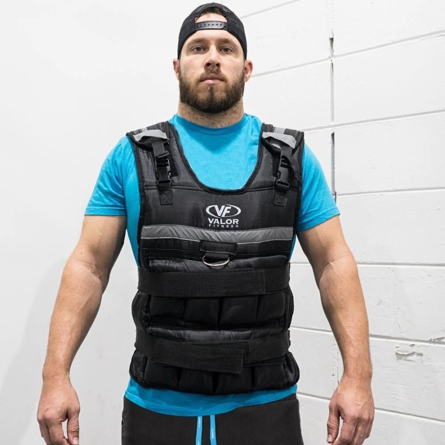 Strength * | Valor Fitness Wv-30, 30Lb Weight Vest