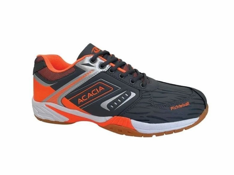 Shoes * | Acacia Sports Hypershot Men'S Pickleball Shoes Grey/Orange