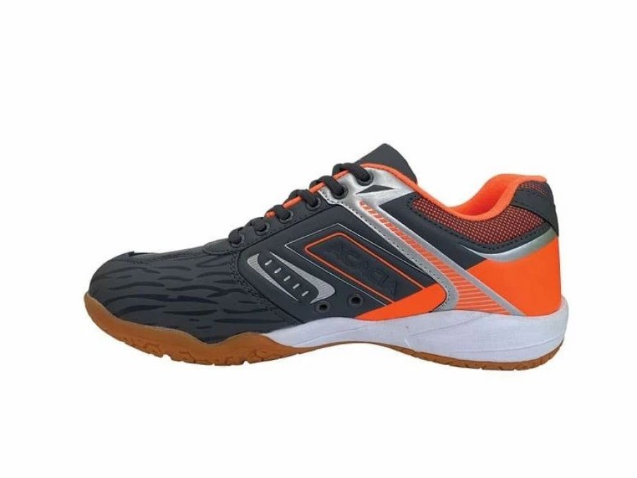 Shoes * | Acacia Sports Hypershot Men'S Pickleball Shoes Grey/Orange