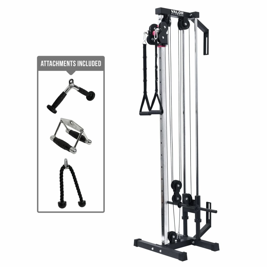 Strength * | Valor Fitness Bd-62Attb, Wall Mount Cable Station W/ Attachment Bundle