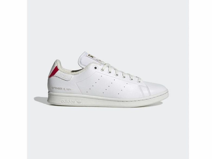 Shoes * | Adidas Stan Smith Cloud White/Blue/Scarlet