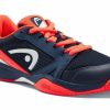 Shoes * | Head Juniors Sprint 2.5 Dark Blue/Neon Red Tennis Shoes