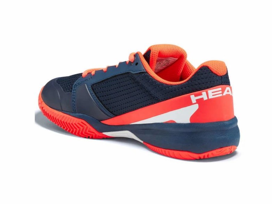 Shoes * | Head Juniors Sprint 2.5 Dark Blue/Neon Red Tennis Shoes