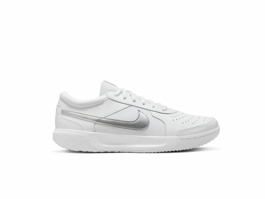 Shoes * | Nike Women'S Nike Court Zoom Lite 3- White/Silver