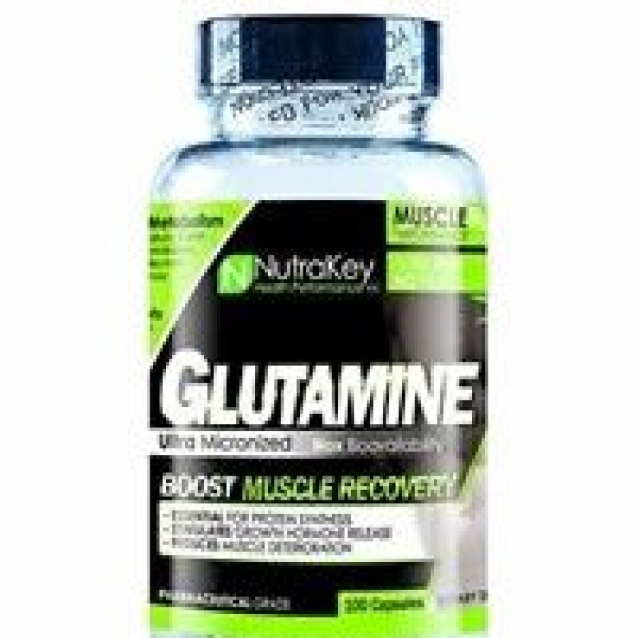 Amino-Acids * | Nutrakey L-Glutamine 100Caps