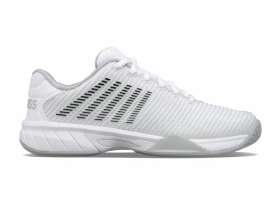 Shoes * | K-Swiss Hypercourt Express 2 Gray/White Junior Shoe