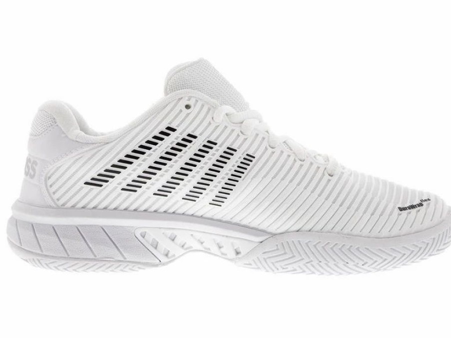 Shoes * | K-Swiss Hypercourt Express 2 White/Black Women'S Tennis Shoes