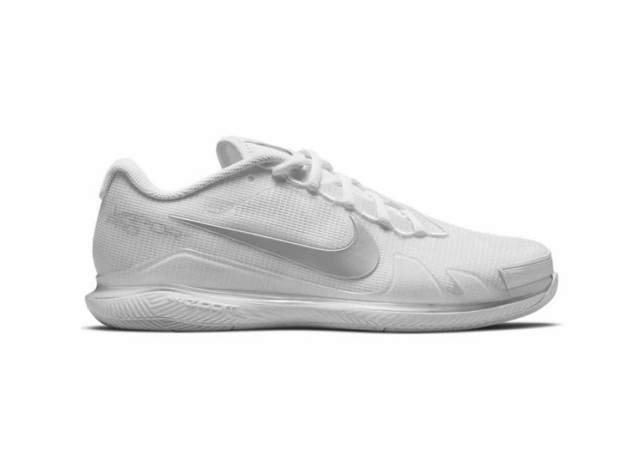 Shoes * | Nike Zoom Vapor Pro White/Silver Women'S Shoe