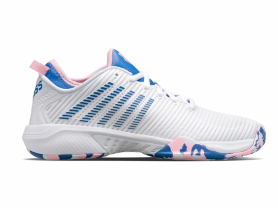 Shoes * | K-Swiss Hypercourt Supreme White/Blue/Pink Women'S Shoes