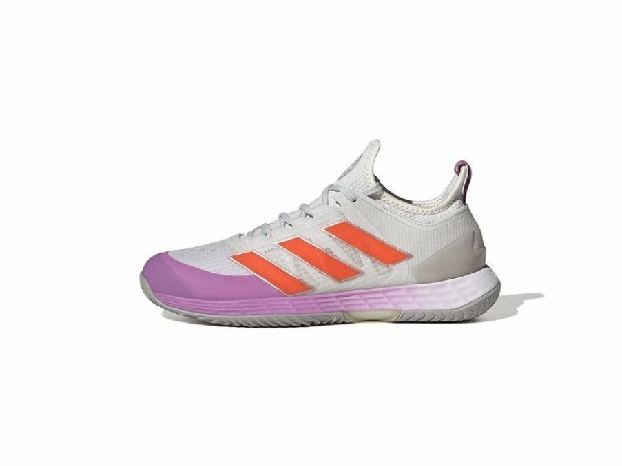 Shoes * | Adidas Adizero Ubersonic 4 White/Purple/Orange Women'S Shoe