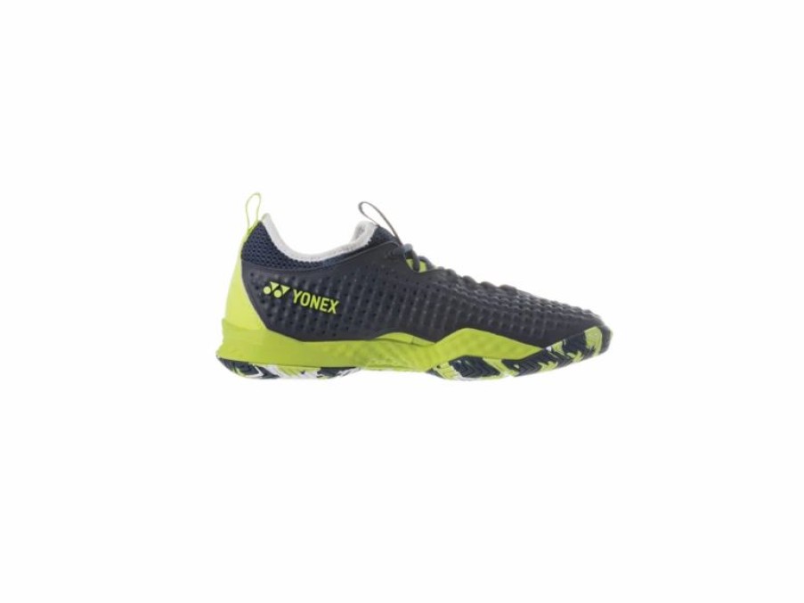 Shoes * | Yonex Pc Fusion Rev 4 Men'S Shoe Lime/Navy