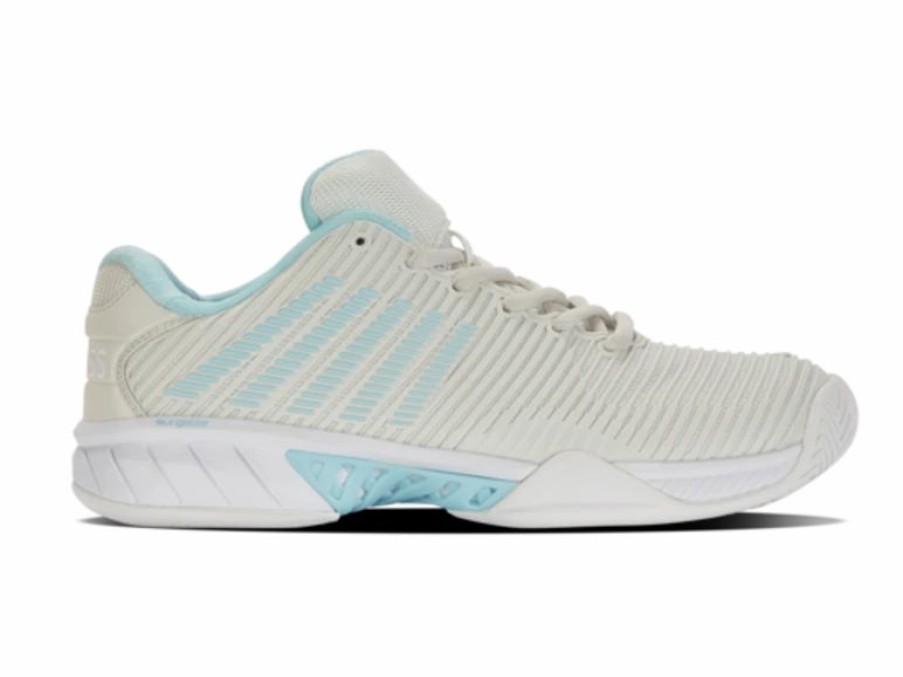 Shoes * | K-Swiss Hypercourt Express 2 Wide Grey/Blue Women'S Shoe