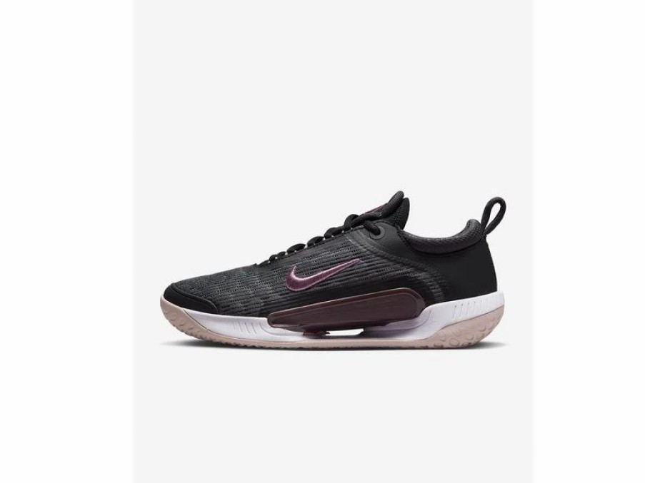 Shoes * | Nike Zoom Court Nxt Women'S Shoe- Black/Pink