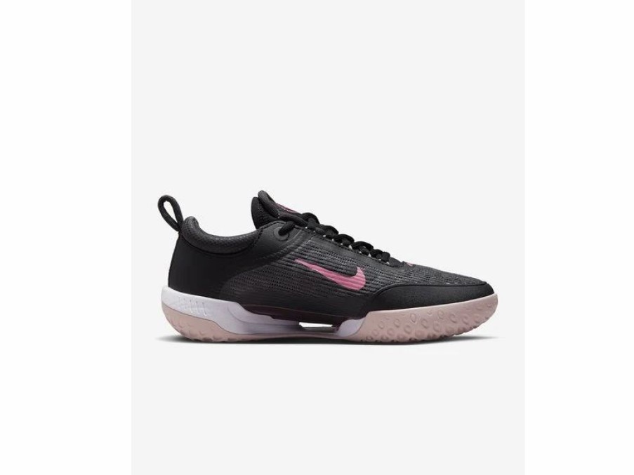 Shoes * | Nike Zoom Court Nxt Women'S Shoe- Black/Pink