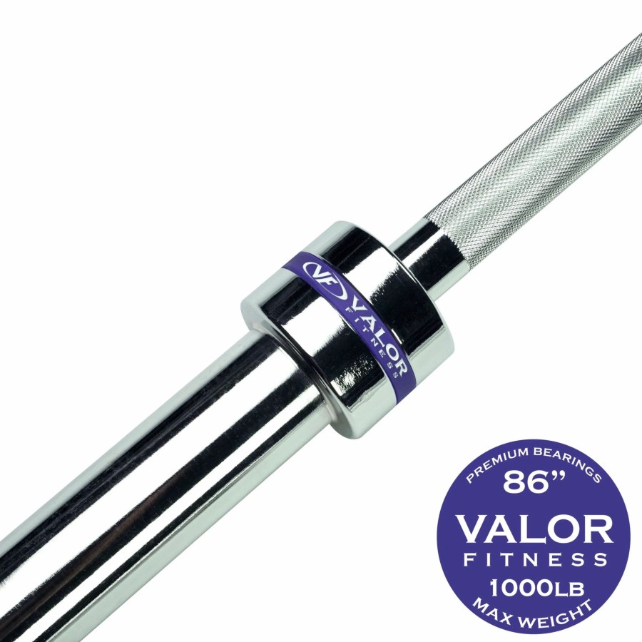 Strength * | Valor Fitness Ob-86-1000Sb Men'S Olympic Barbell