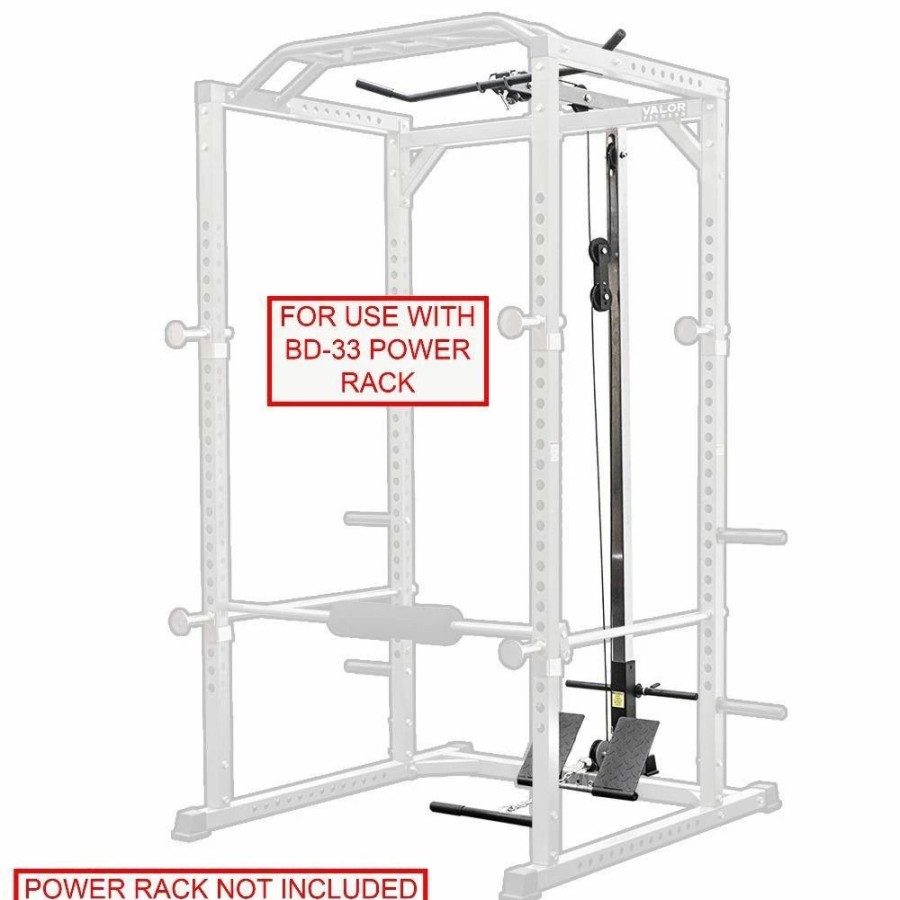 Racks / Rigs * | Valor Fitness Bd-33L, Lat Pull Attachment For Bd-33 Rack