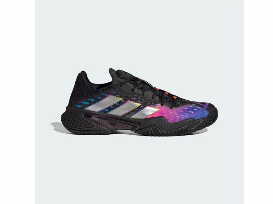 Shoes * | Adidas Barricade M Black/Multicolor Men'S Shoe