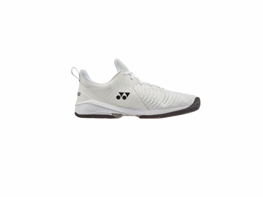 Shoes * | Yonex Sonicage 3 Wide Men'S & Women'S Shoe- White/Black