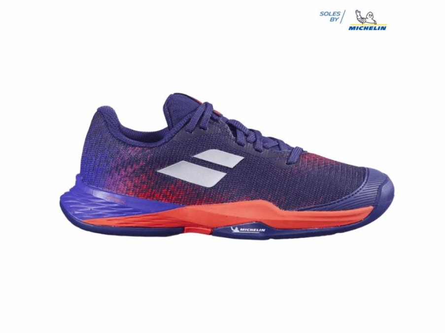 Shoes * | Babolat Jet Mach 3 All Court Junior Shoe- Blue Ribbon