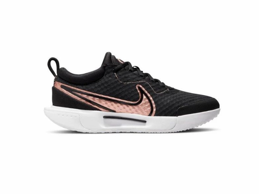 Shoes * | Nike Zoom Court Pro Women'S Shoe Black/Red Bronze