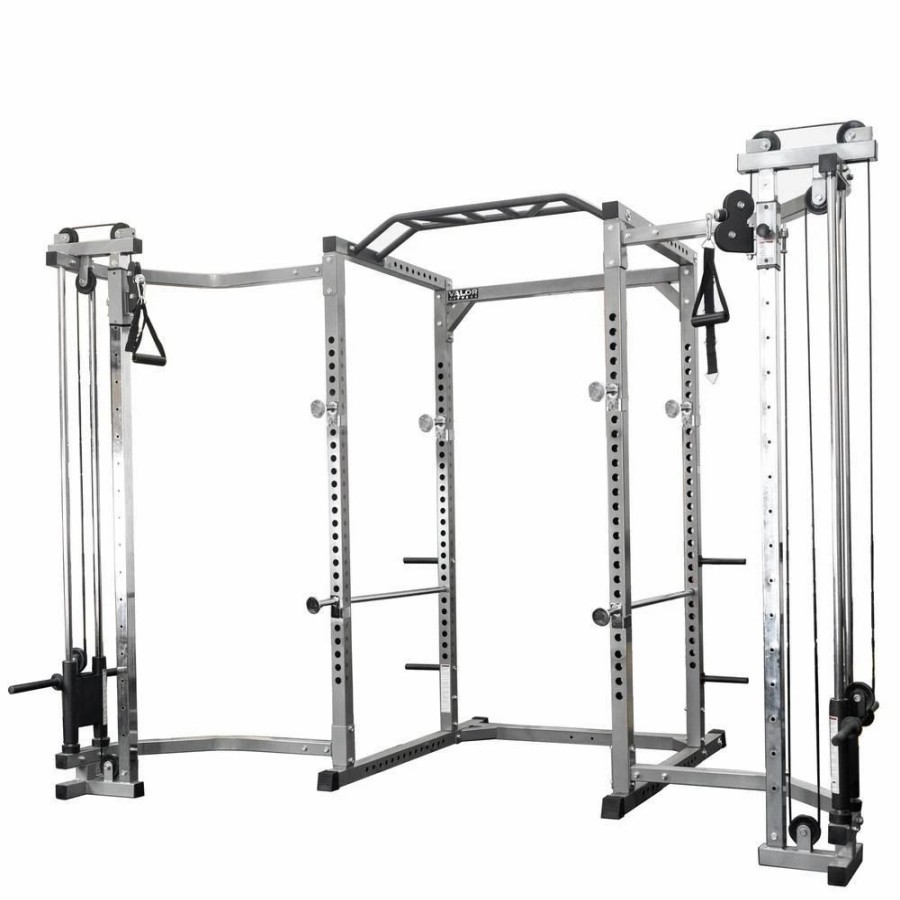 Racks / Rigs * | Valor Fitness Bd-33Bcc, Power Rack W/ Cable Crossover Attachment