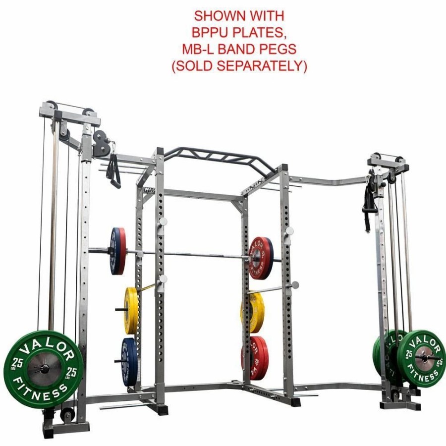 Racks / Rigs * | Valor Fitness Bd-33Bcc, Power Rack W/ Cable Crossover Attachment