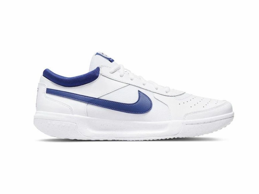 Shoes * | Nike Men'S Nike Court Zoom Lite 3- White/Royal Blue