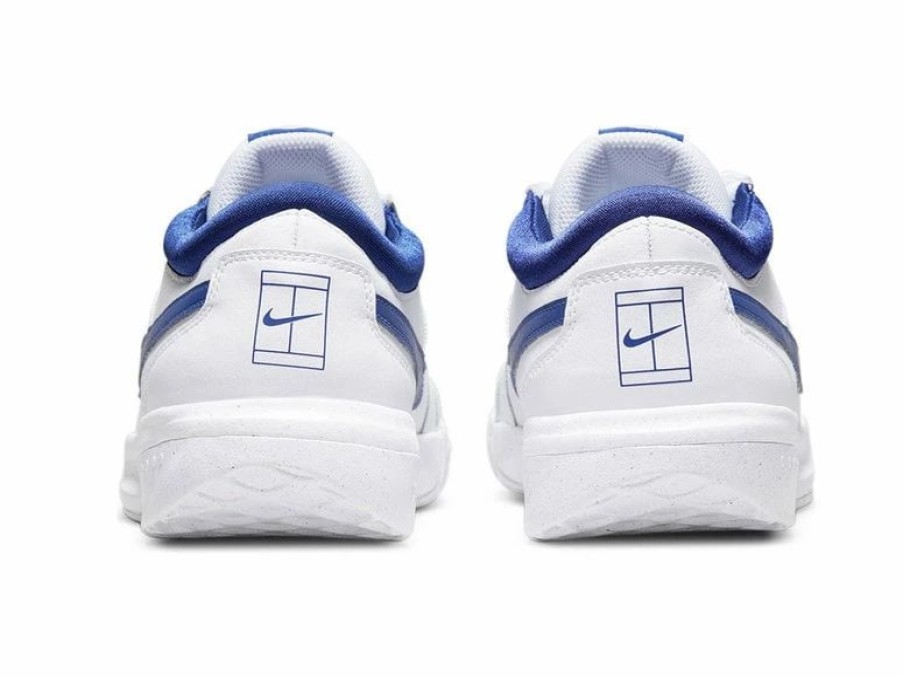 Shoes * | Nike Men'S Nike Court Zoom Lite 3- White/Royal Blue