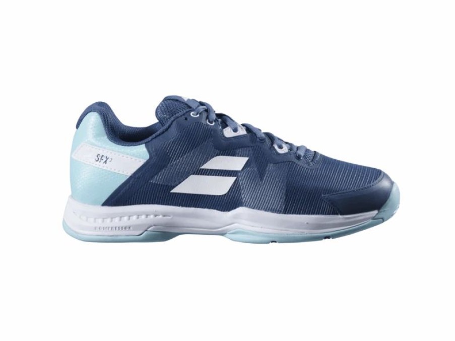 Shoes * | Babolat Sfx3 All Court Deep Dive/Blue Women'S Shoes