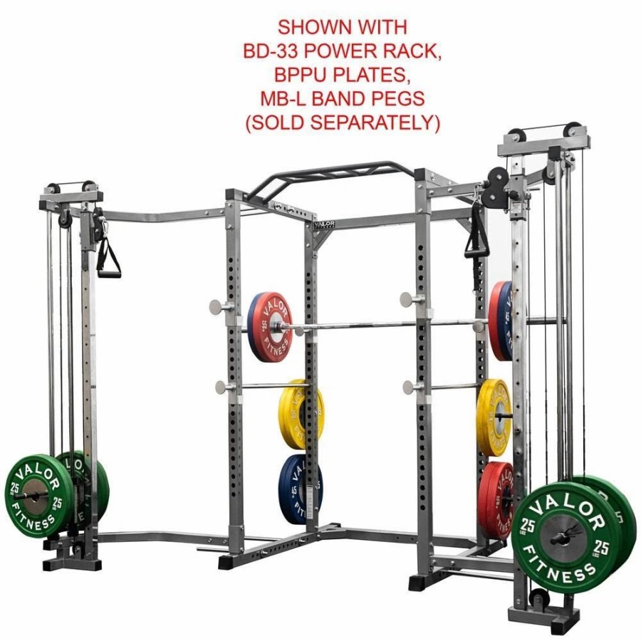 Racks / Rigs * | Valor Fitness Bd-Cc2.0, Cable Crossover Attachment For Bd-7 & Bd-33