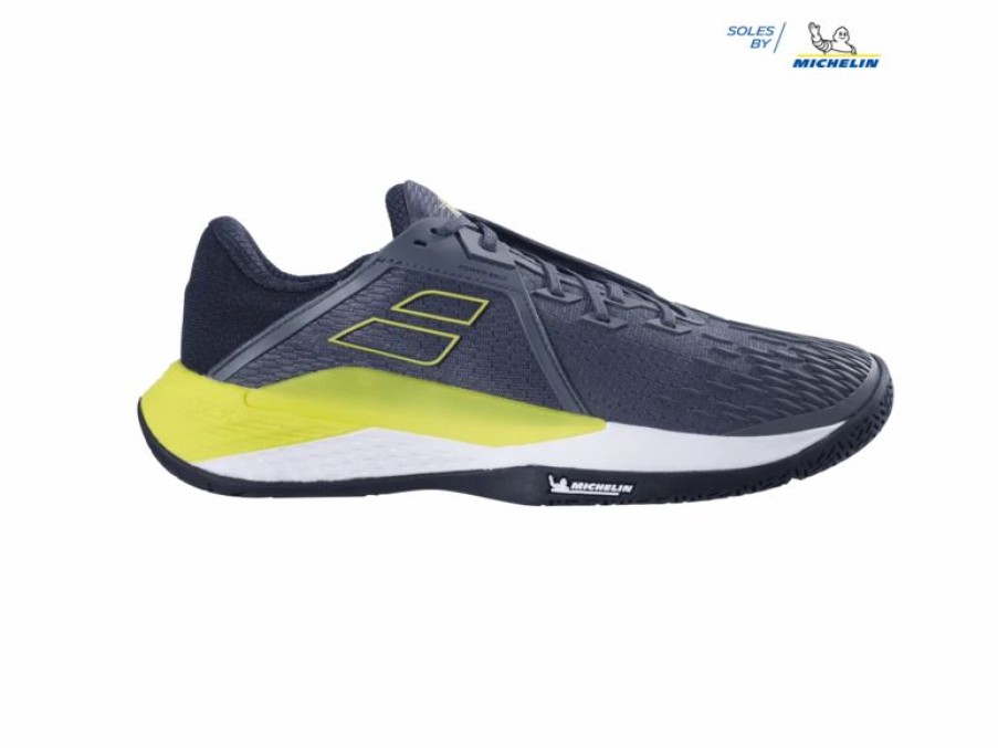 Shoes * | Babolat Propulse Fury 3 Men'S Shoe- Grey/Aero