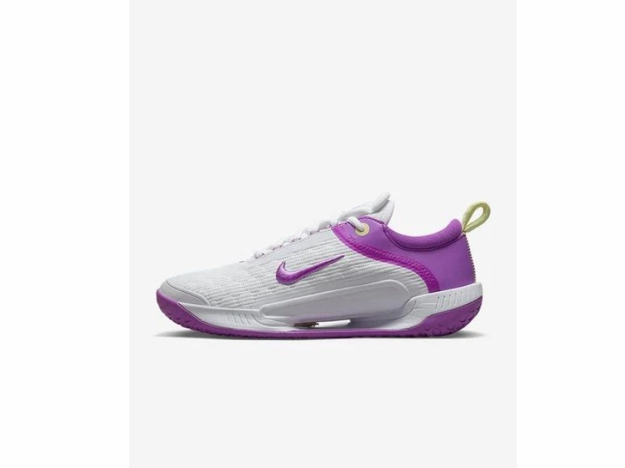 Shoes * | Nike Zoom Court Nxt Women'S Shoe- White/Fuchsia