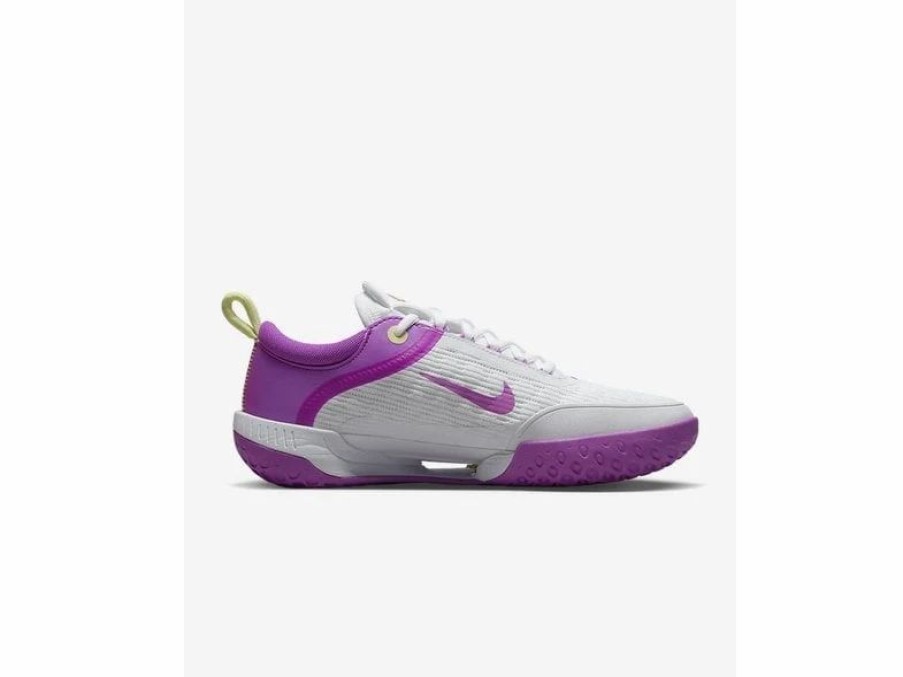 Shoes * | Nike Zoom Court Nxt Women'S Shoe- White/Fuchsia