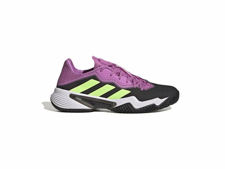 Shoes * | Adidas Barricade M Black/Purple/Green Men'S Shoe