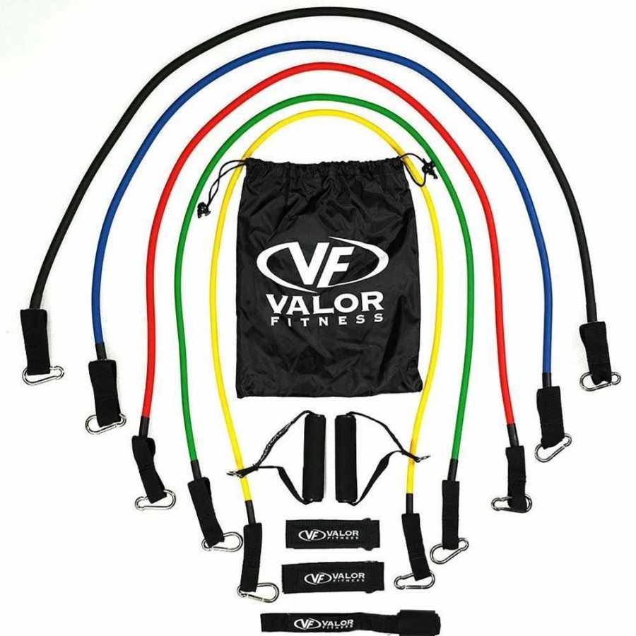 Strength * | Valor Fitness Ed-18, 5-Band Resistance Band Set