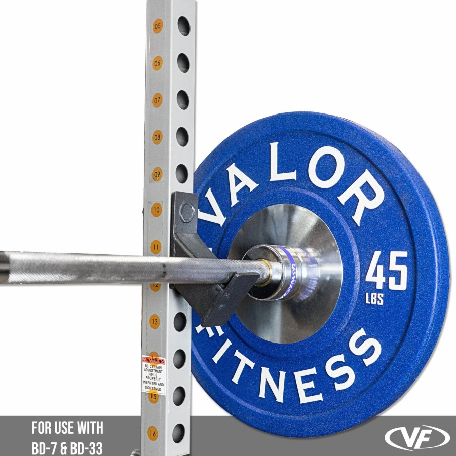 Racks / Rigs * | Valor Fitness Mb-E, Short Barbell Holder Set For Bd-7 & Bd-33 Power Racks