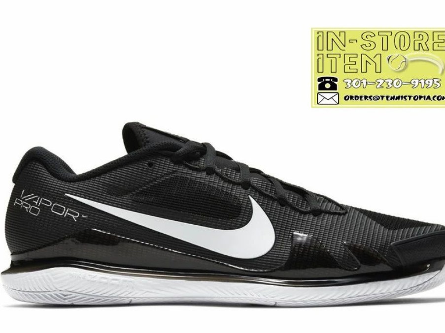 Shoes * | Nike Zoom Vapor Pro Black/White Men'S Shoe