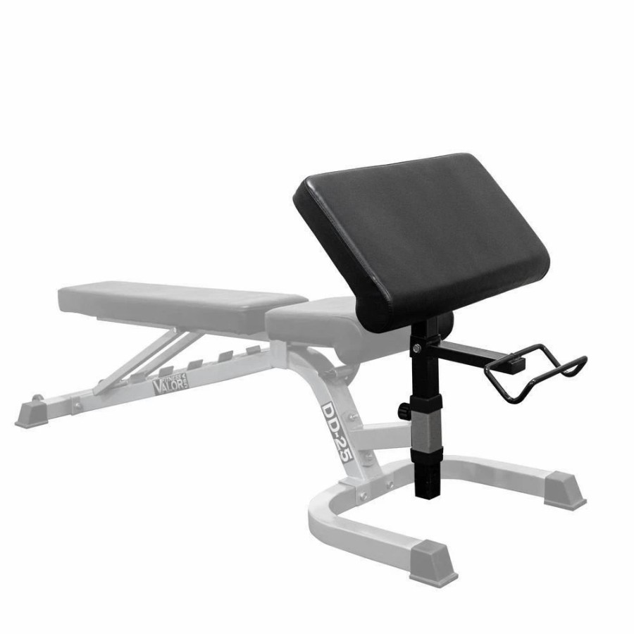 Strength * | Valor Fitness Ex-2, Preacher Curl Bench Attachment