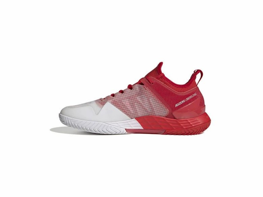 Shoes * | Adidas Adizero Ubersonic 4 Heat Red/White Men'S Shoe