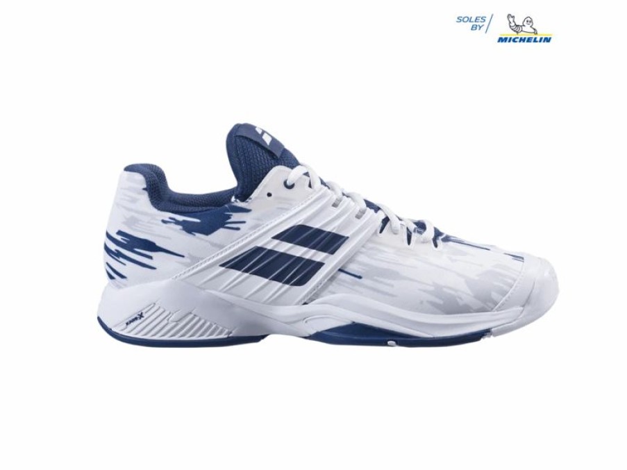 Shoes * | Babolat Propulse Fury All Court White/Navy