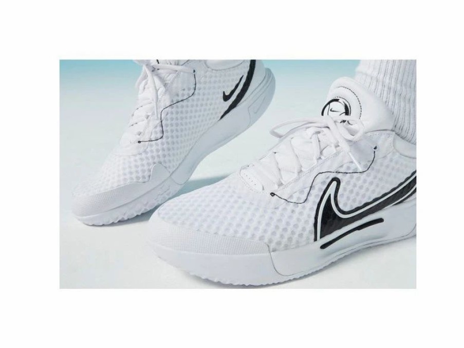 Shoes * | Nike Zoom Court Pro Men'S Shoe- White/Black