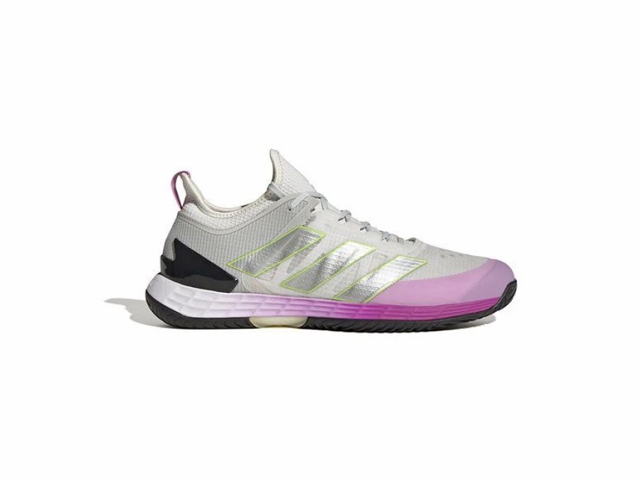 Shoes * | Adidas Adizero Ubersonic 4 Heat White/Purple/Green Men'S Shoe