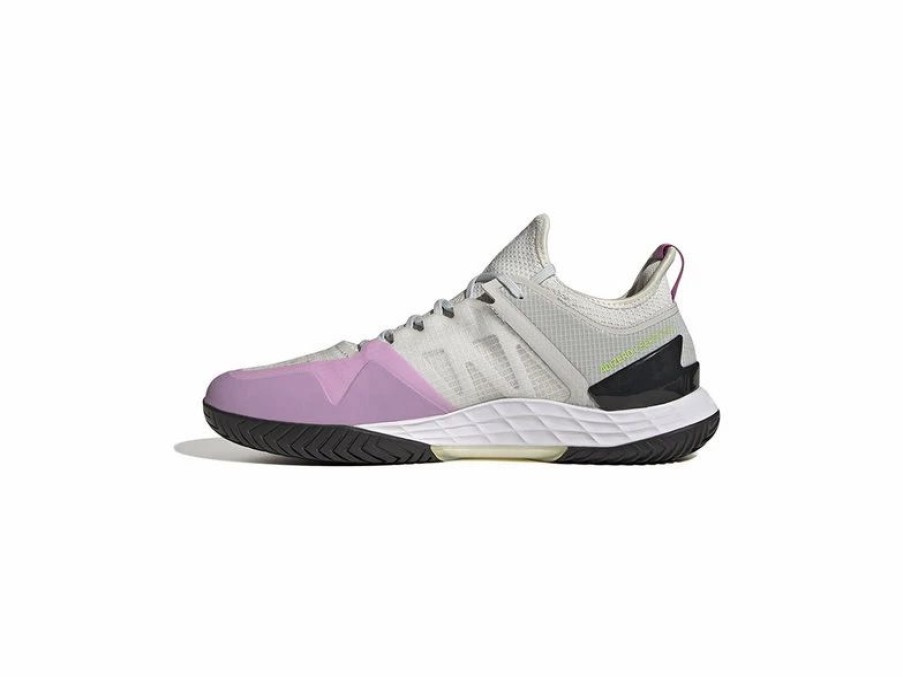 Shoes * | Adidas Adizero Ubersonic 4 Heat White/Purple/Green Men'S Shoe